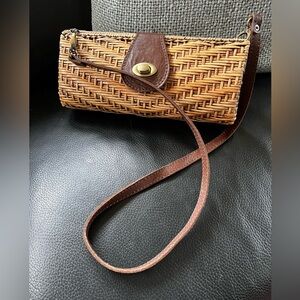 Straw Crossbody Bag